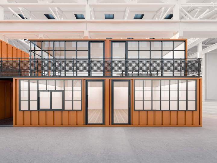 Location de bureaux modulaires, Rhône